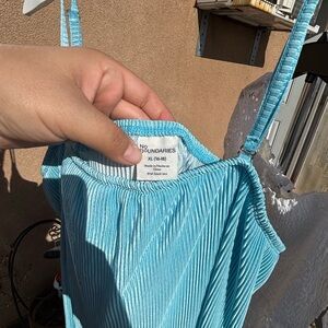 No Boundaries Light Blue Maxi Dress